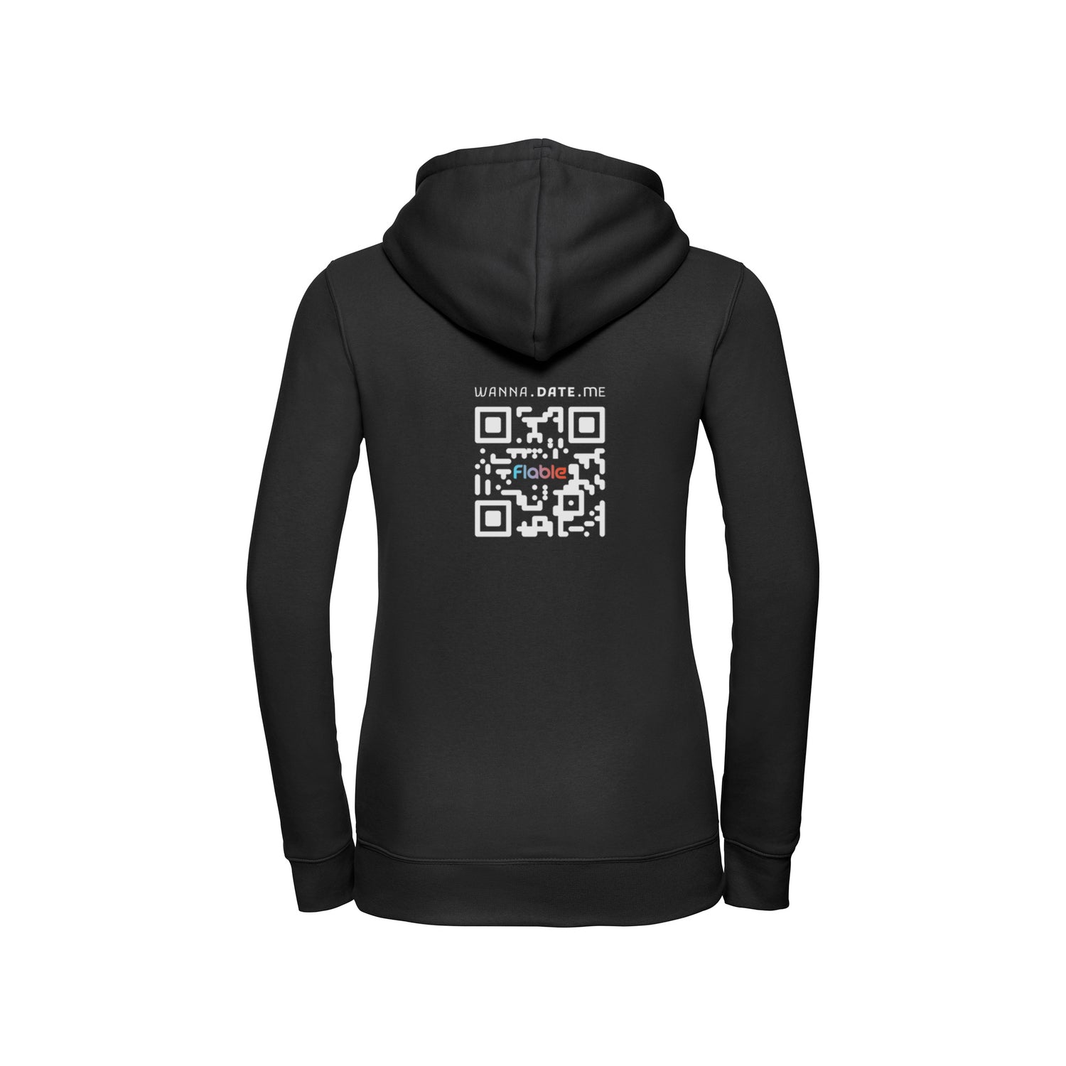 Flable QR Flirt-Hoodie Frauen Black