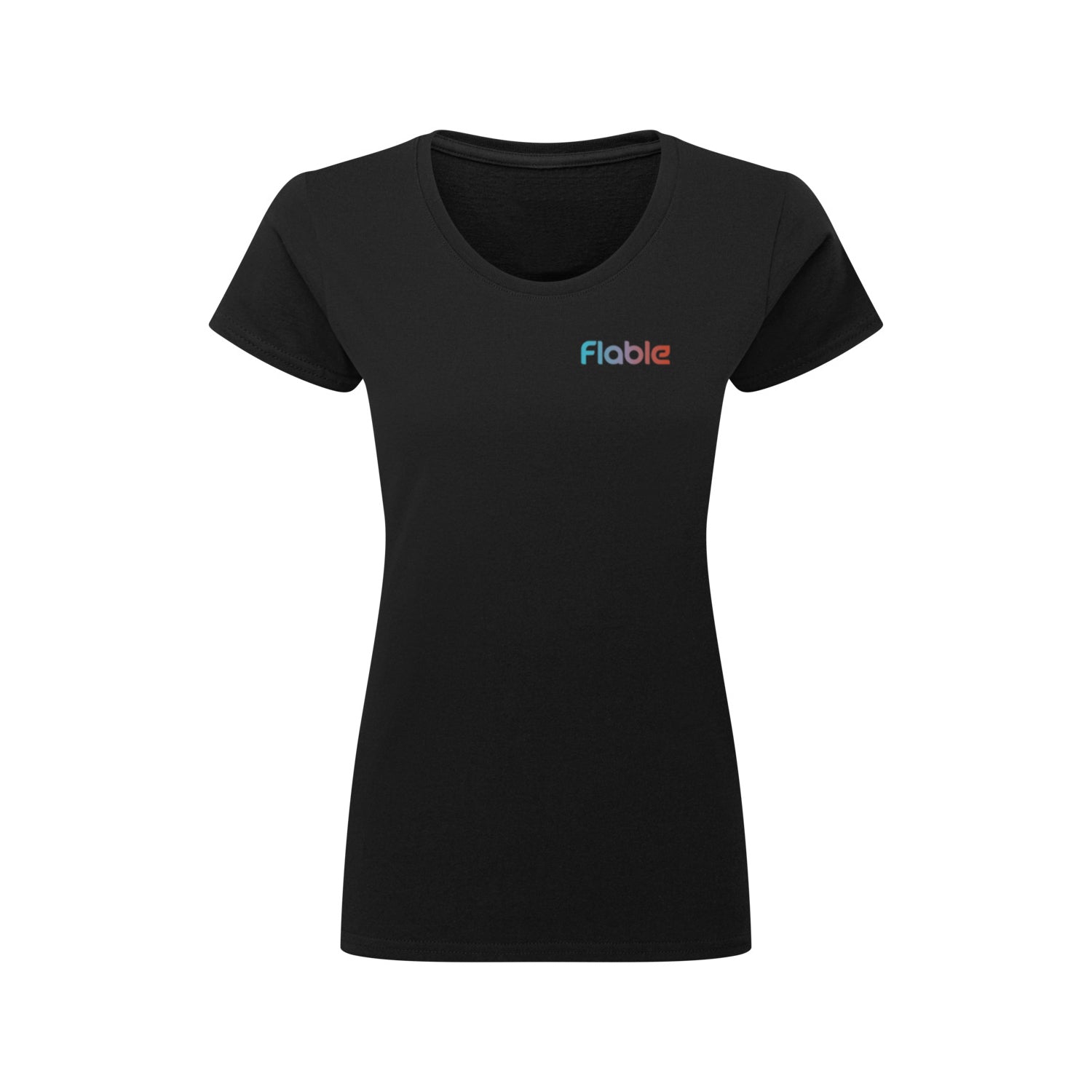 Flable QR Flirt-Shirt Frauen Black