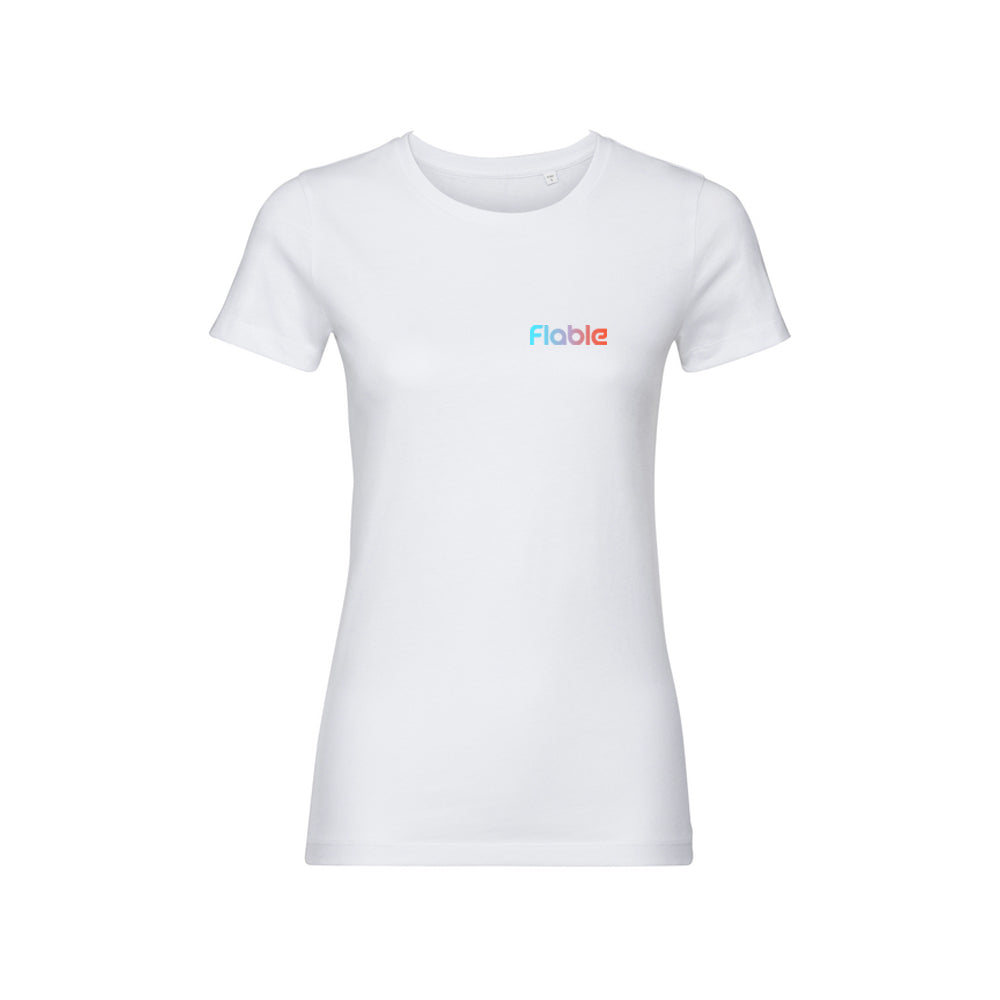 Flable QR Flirt-Shirt Frauen White