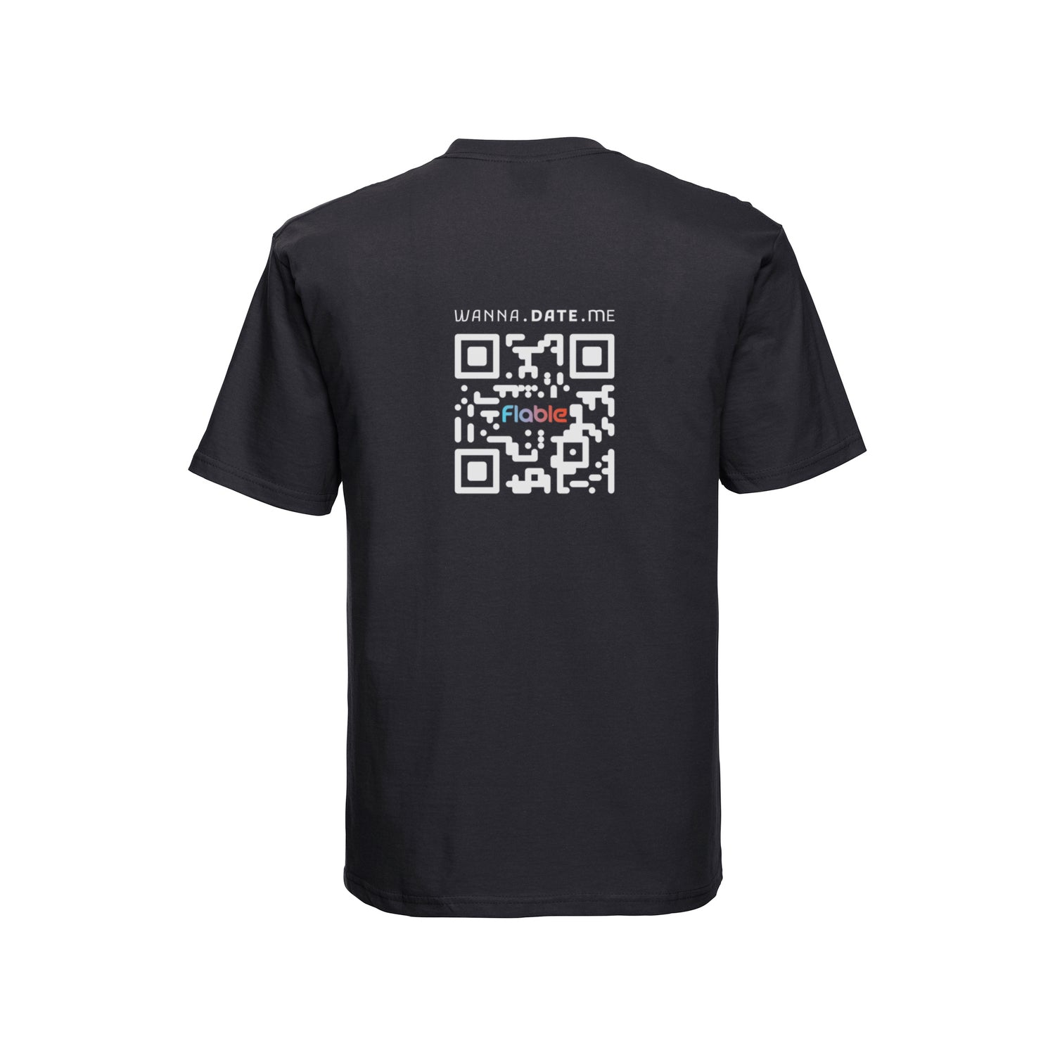 Flable QR Flirt-Shirt Männer Black