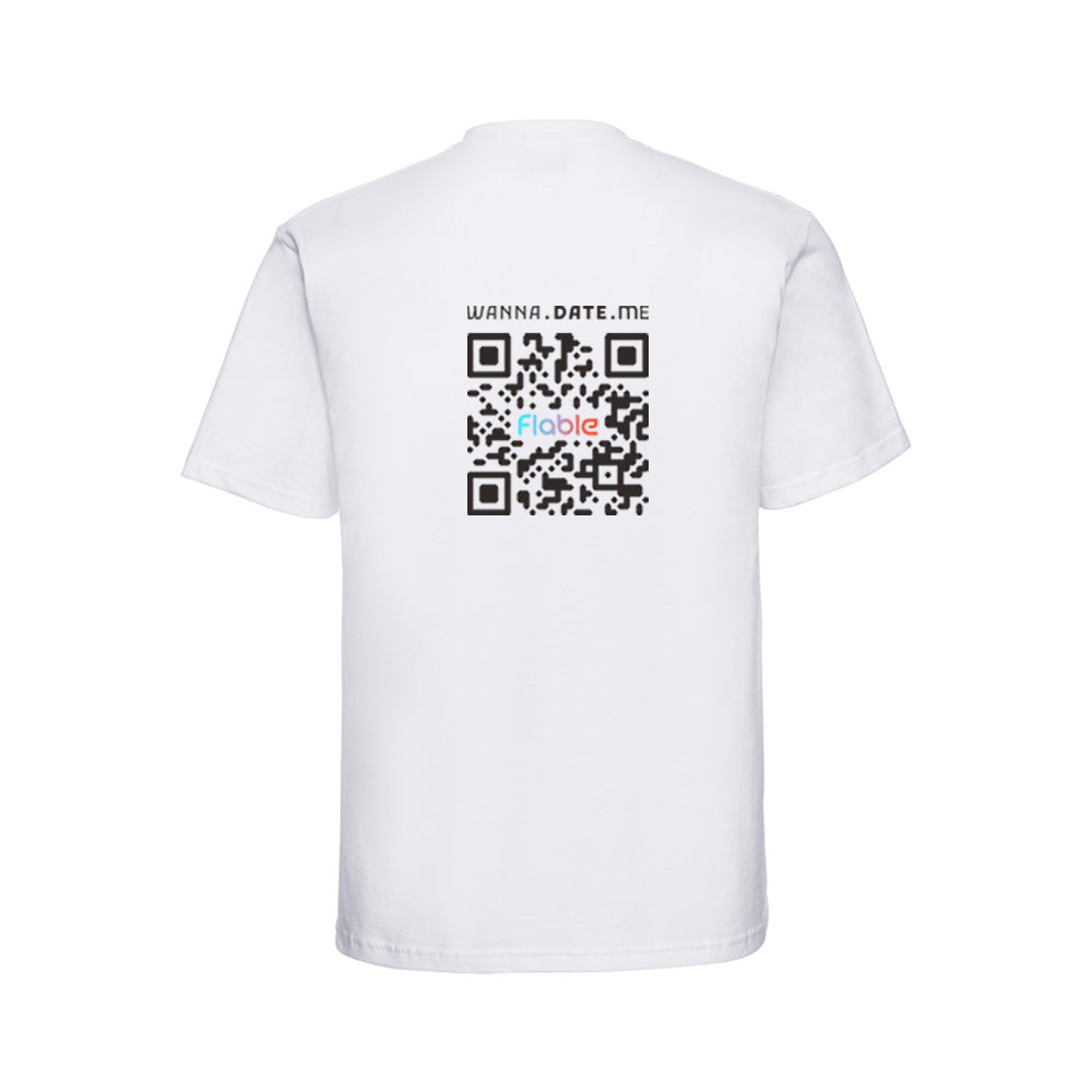 Flable QR Flirt-Shirt Männer White